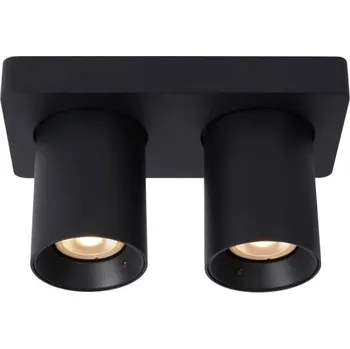 Lucide NIGEL Stropní bodové 2xGU10/5W černá