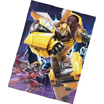 Dětská deka Transformers Bumblebee a Windblade 150x200 cm