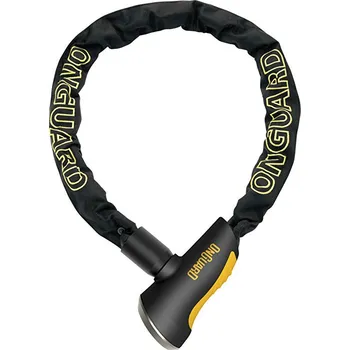 Zámek na kolo zámek ONGUARD Mastiff řetěz 1200x8 mm články s titanovým povrchem Černá 1200