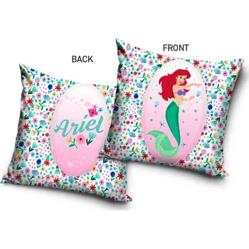 Bytový textil Dětský polštářek Princess Ariel Malá mořská Víla