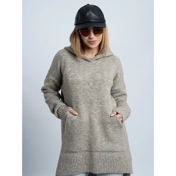 Dámský svetr Svetr s kapucí ATTIMO MOCCA