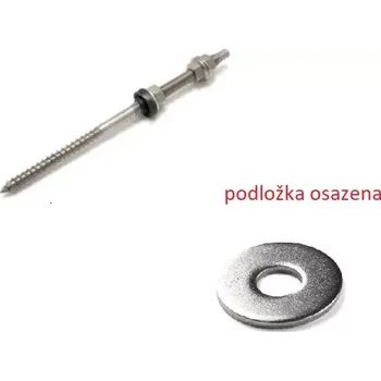 Matice Kombivrut M10x250 AN 9803/A2 s 6hr na konci +3xmatice +těsnění +podložka (DIN 6923,AN 9811)