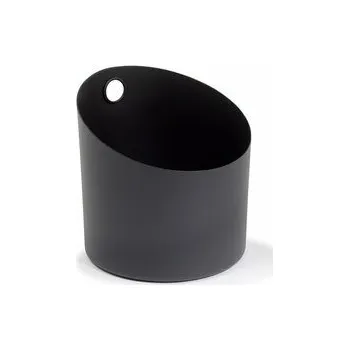 Saunové vědro zn. KOLO, černé, více variant rovný úchyt