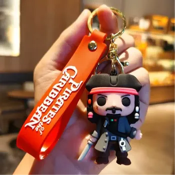 Přívěsek na klíče - PIRÁTI KARIBIKU - JACK SPARROW (Značka: BANDAI)