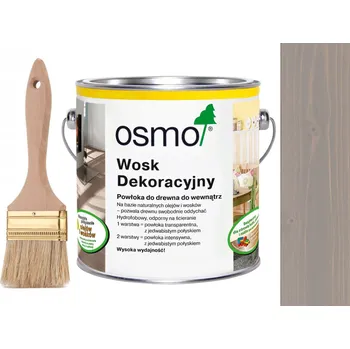 Olej na dřevo OSMO Hedvábně šedý dekorativní Vosk 2,5 l 3119