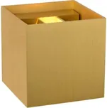 Lucide XIO nástěnné svítidlo hranaté G9/3.5W 350LM 2700K zlatá