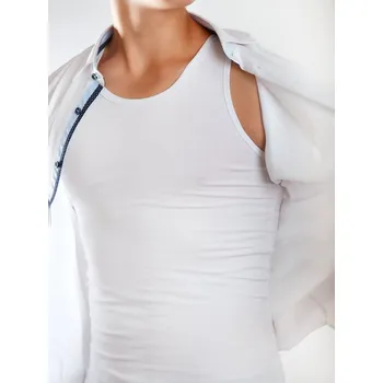 Pánské tričko Stahující pánské tílko VS pod košili bílé