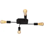 Lucide 21118/04/30 LESTER svítidlo stropní 52/38/9 cm E27/60W černá