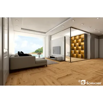 dřevěná podlaha Scheucher Dřevěná podlaha - Dub country valleta, olej natura, parketa 700 Multiflor (Scheucher)