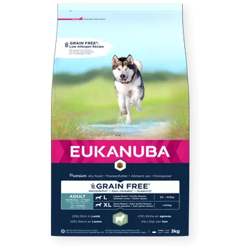 Krmivo pro psa Eukanuba Grain Free Adult Large & Giant Lamb 12kg