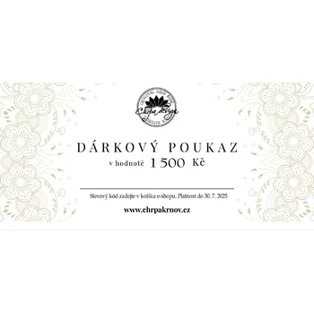 Dárkový potravinový koš Dárkový poukaz 1500 Kč - elektronicky