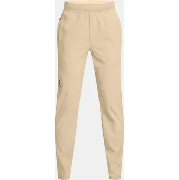 Chlapecké kalhoty Chlapecké sportovní kalhoty Under Armour UA Unstoppable Tapered P - Kluci Under Armour krémová 3261015