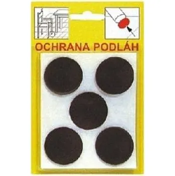 Podložka pod nábytek Ochrana podlah č.110 HNĚDÁ průměr 32 mm