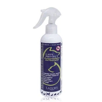 Kosmetika pro psa LADYBEL FRANCE Lady Protect parasite 200 ml mléko pro psy i kočky na odpuzení klíšťat