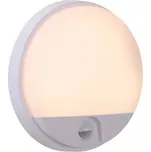 Lucide HUPS IR – Nástěnné svítidlo Vnitřní/Venkovní – Ø 21 cm – LED – 1x10W 3000K – IP54 – se senzorem – Bílé
