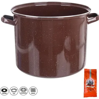 Hrnec Smaltovaný hrubostenný hrnec bez poklice 20 l FALCO + paprikový pepř na guláš - sladké 100 g