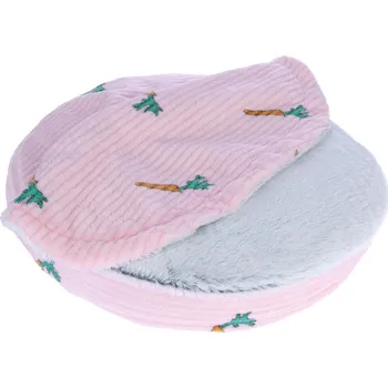 Pelíšek pro psa TIAKI pelíšek pro králíky záhonek s mrkví cca Ø40x9cm malá zvířata