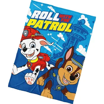 deka Dětská deka Tlapková Patrola Marshall a Chase 130x170 cm