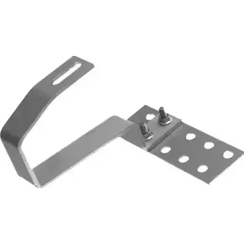 držák na solární panel Univerzální nerezový střešní hák pro taškové střechy - bez vrutů