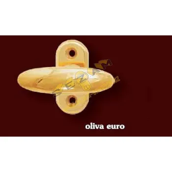 Okenní klika DECENT oliva EURO lesklý nikl