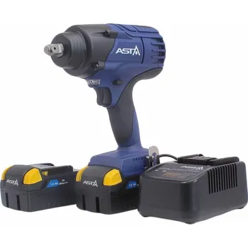 Aku rázový utahovák 1/2", extra výkonný 1250 Nm, 18V, 2x 5.0Ah Li-Ion - ASTA A-BA1250