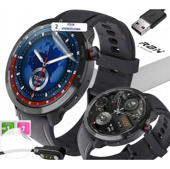 Hodinky Chytré Hodinky Rubicon RNCF11 černé