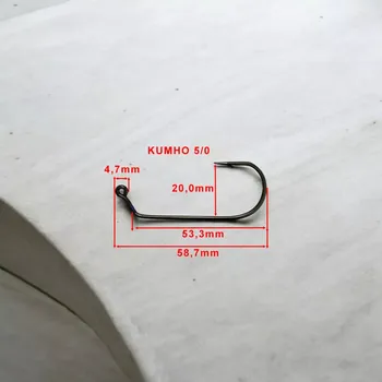 Rybářský háček KUMHO-JIGOVÝ HÁČEK 60° VEL.5/0-10KS