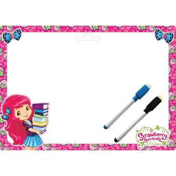 Magnetická kreslící tabulka AKIM Tabulka oboustranná stíratelná Jahůdka A4 set se 2 popisovači karton