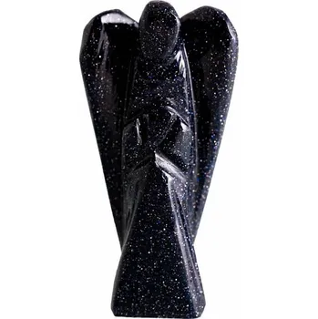 Avanturín modrý anděl strážný 4 cm L - cca 4 cm