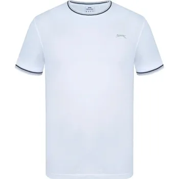Pánské tričko Slazenger Tipped pánské tričko White XS