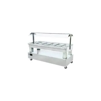 Vinotéka SALÁTOVÝ BAR STŘEDOVÝ VYHŘÍVANÝ SB 60 C - BÍLÉ DŘEVO/WHITE