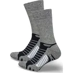 TERMO - SILVER ponožky Milena šedé Velikost ponožek: 41-43 Černá