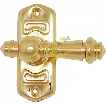 Okenní klika TRADITION půloliva lesklá mosaz