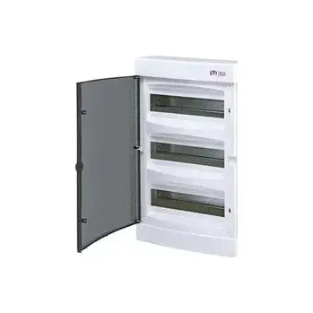 modulární přístroj a rozvaděč Rozvodnice nástěnná ECT36PT průhledné dvířka