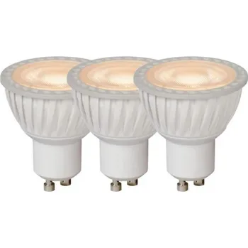 Žárovka Lucide LED žárovka - Ø 5 cm - stmívatelná - GU10 - 3x5W 3000K - Bílá
