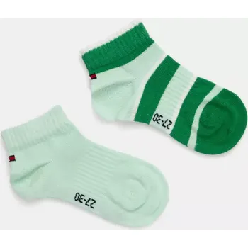 Dětské ponožky Tommy Hilfiger 2-pack 701232712.PPYA zelená 07X, vel. 31/34