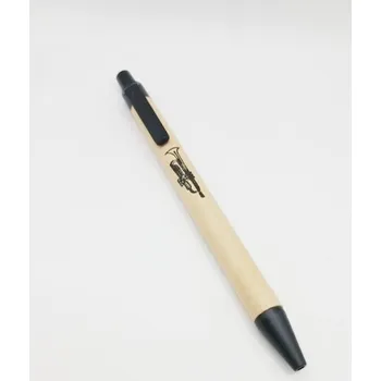 Pero s potiskem hudebního nástroje trumpety