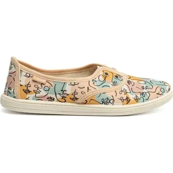 Dámská móda Dámské slip-on boty Oldcom SARAH PRINT 37 Růžová, Bílá, Světle modrá, Oranžová