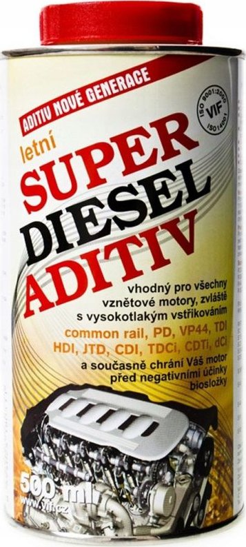 Diesel aditiv VIF Super do nafty letní 500ml
