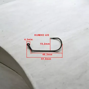 Rybářský háček KUMHO-JIGOVÝ HÁČEK 60° VEL.4/0-10KS