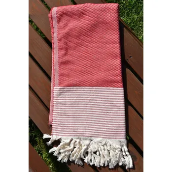 Peshtemal osuška Helen Červená