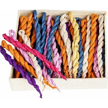 Vonná tyčinka Vonné tibetské tyčinky - barevné vonné provázky Dhupaya 48 ks