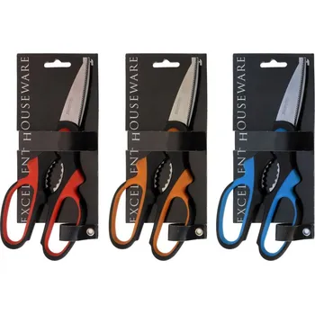 Kancelářské nůžky Nůžky 20cm velké 3bar. pro domác.