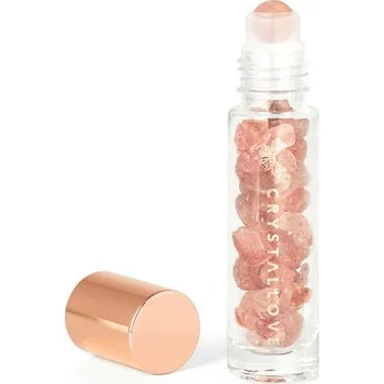 Crystallove - Lahvička na olej ze strawberry quartz Masážní a esenciální oleje dámské