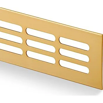 Větrací mřížka Větrací mřížka 100x400mm zlatý elox