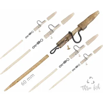 Zfish Závěsky Heavy Duty Clip Complete Pin Set 5ks Velikost: 60mm