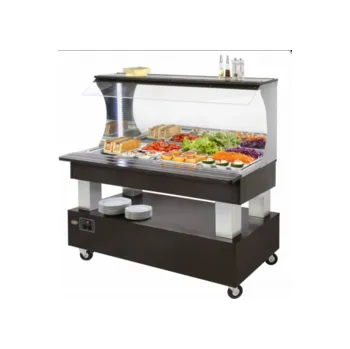 Vinotéka SALÁTOVÝ BAR PŘÍSTĚNNÝ VYHŘÍVANÝ SBM 40 C - WENGE