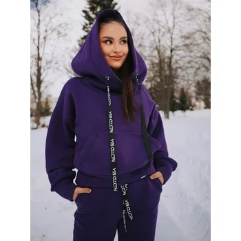 Dámské oblečení Dámská stylová mikina WANESS ve fialové barvě