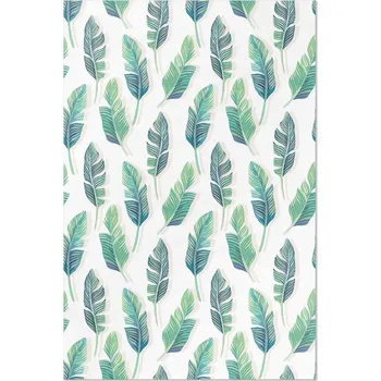 Koberec Moderní vinylový Koberec do bytu, Boho styl s peříčky, 80x120 cm