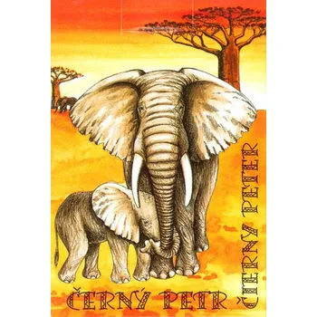 Pexeso Akim HRA Karetní Černý Petr Safari (společenská hra)